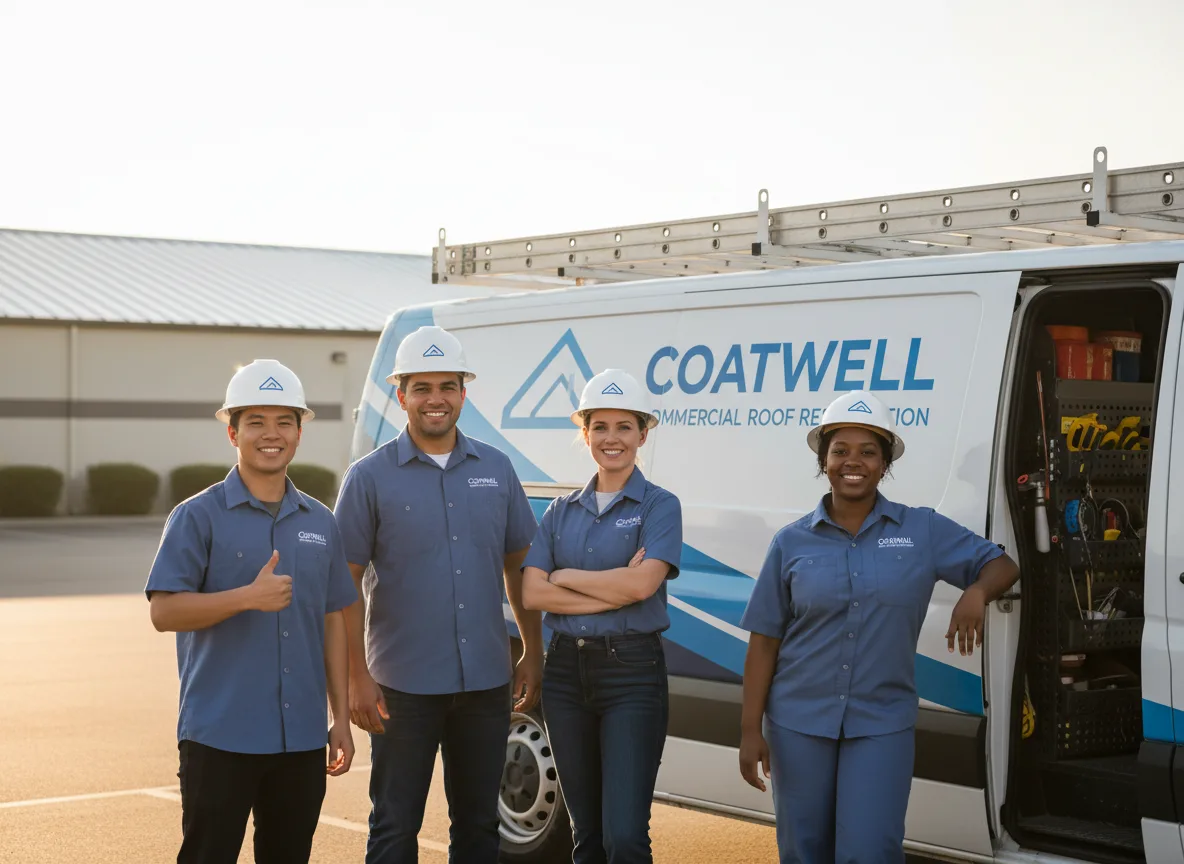 Commercial roof coating company in Hurst, IL